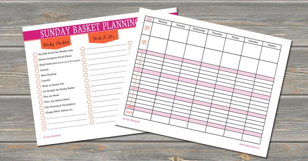 Organize 365 Free Printables