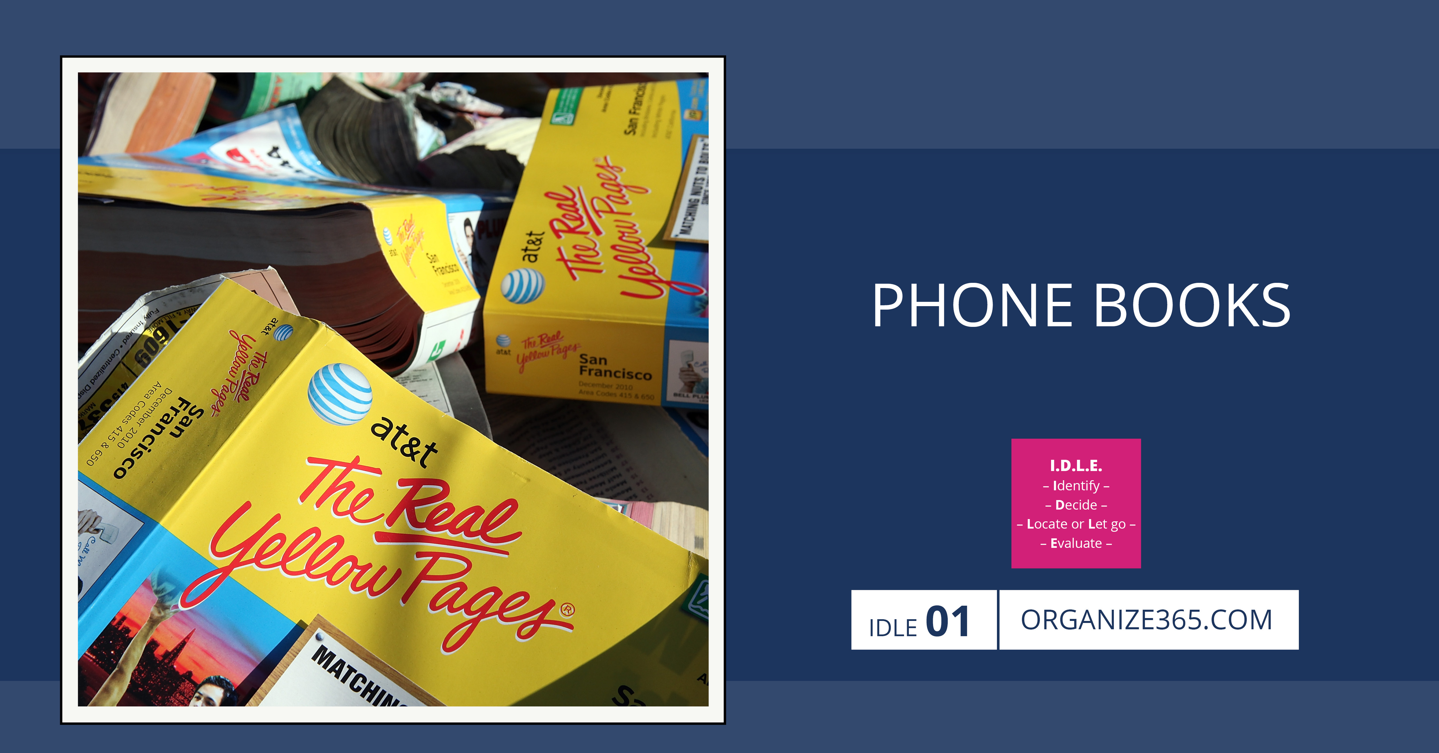 Organize 365 IDLE 1 Phone Books